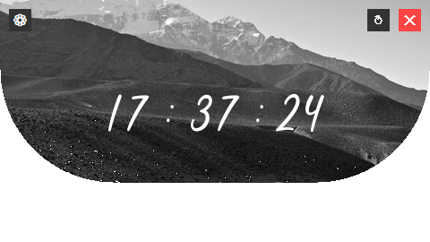 SecClock Dark Theme